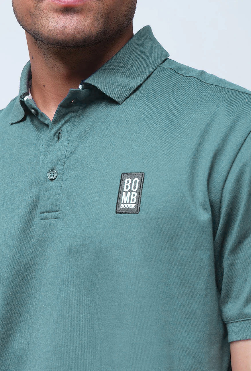 Polo Shirt Riskgoner Oily Blue Tosca