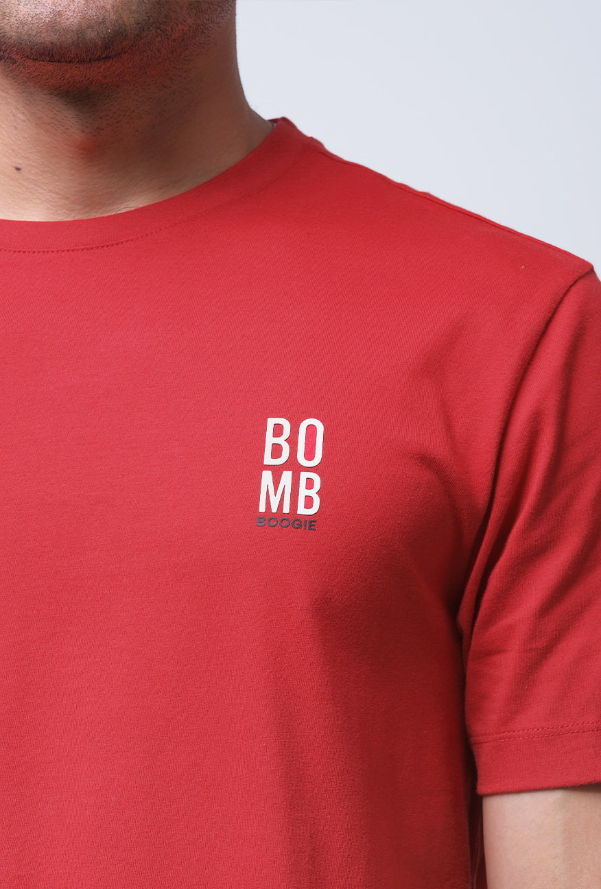 T-Shirt Lengan Pendek Slimfit Drexa Red