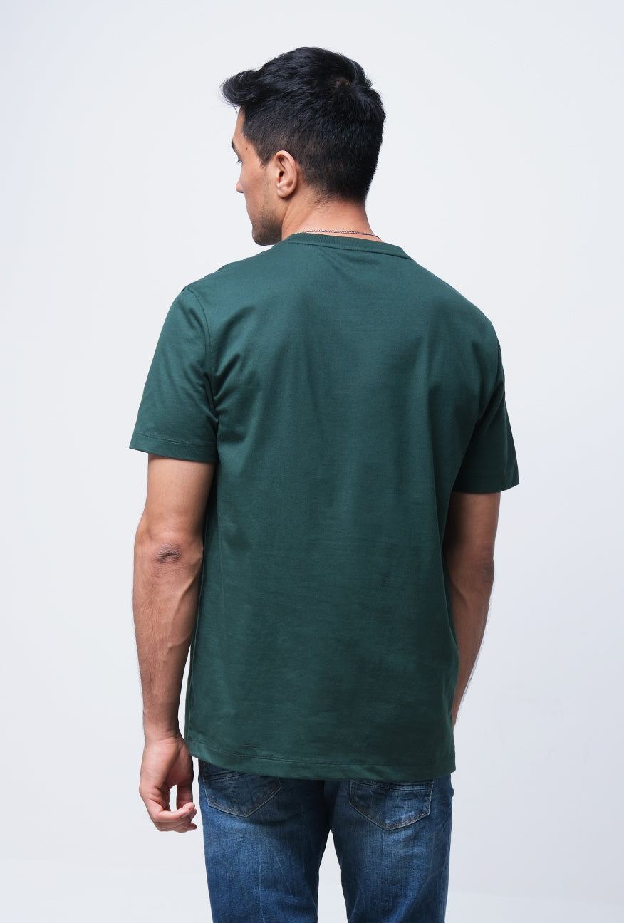 T-Shirt Lengan Pendek Slimfit Prevail Dark Green
