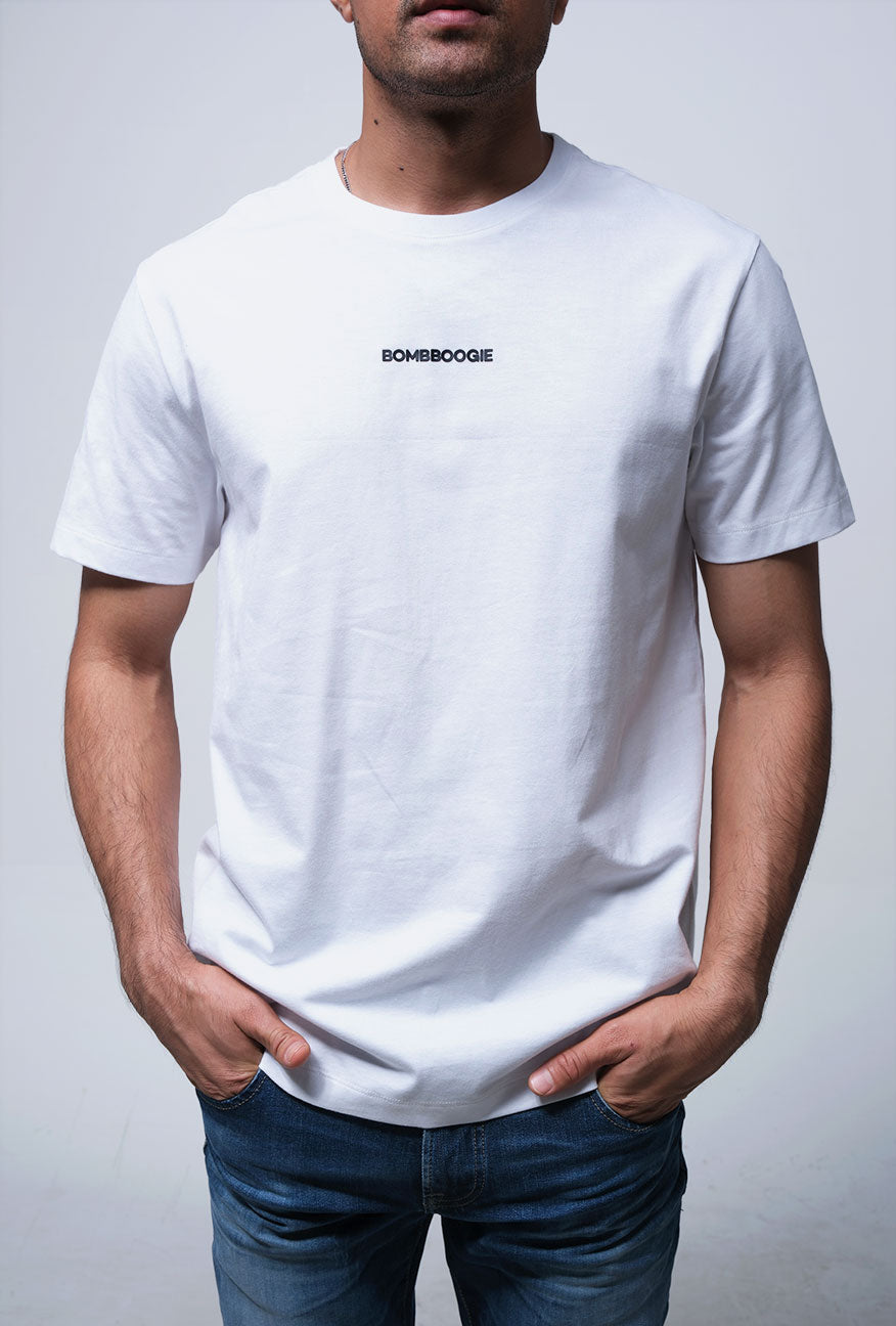 T-Shirt Lengan Pendek Slimfit Prevail Offwhite