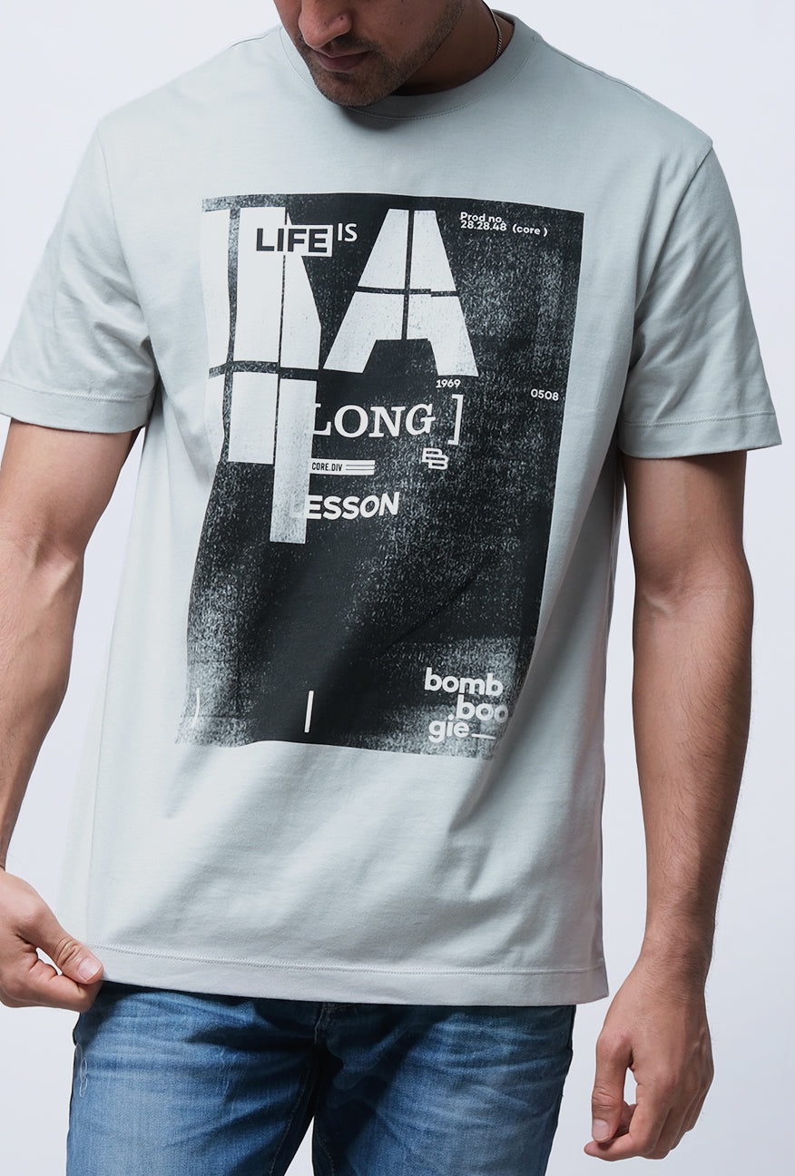 T-Shirt Lengan Pendek Slimfit Vastra Dusty Mint