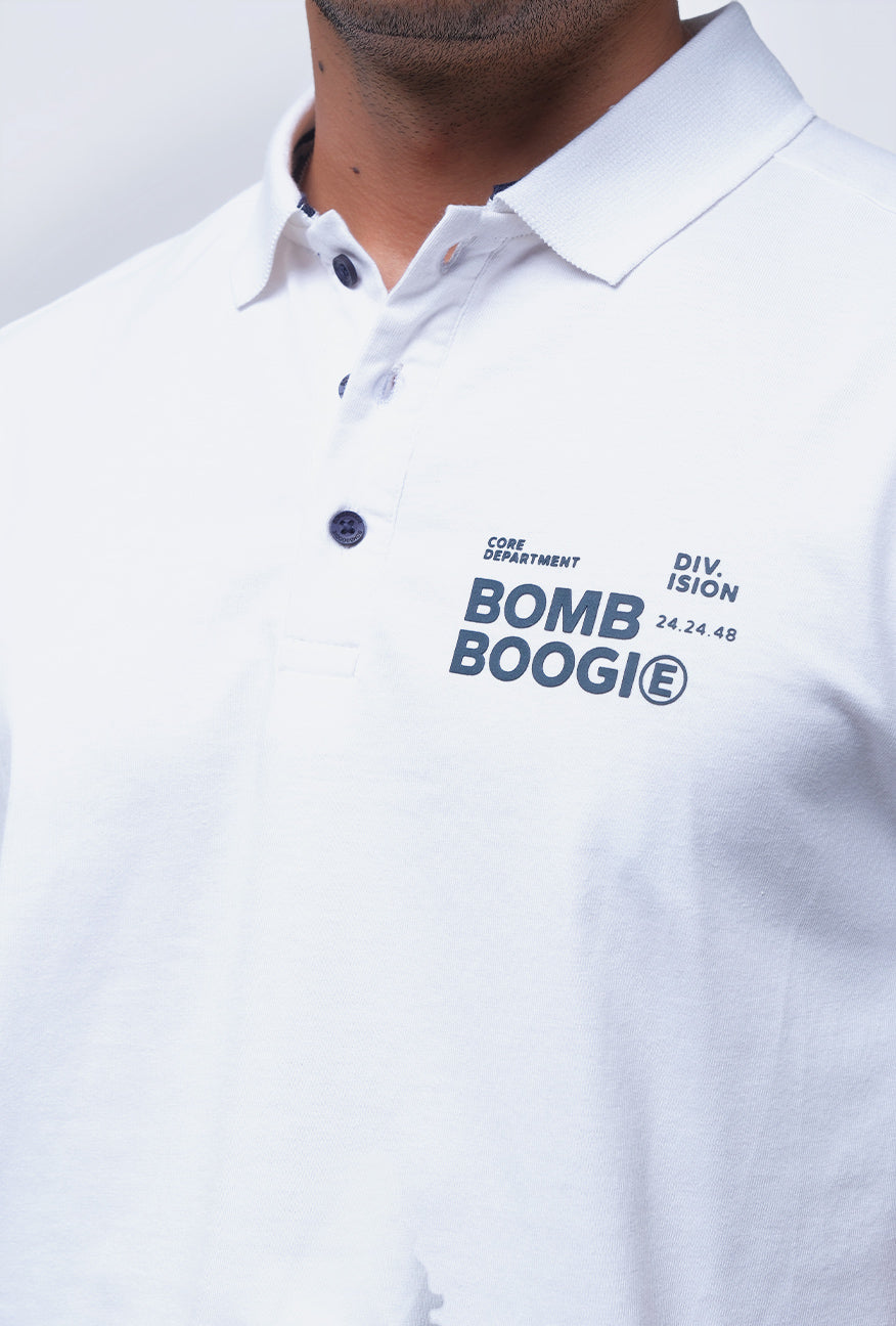 Polo Shirt Herrent Offwhite