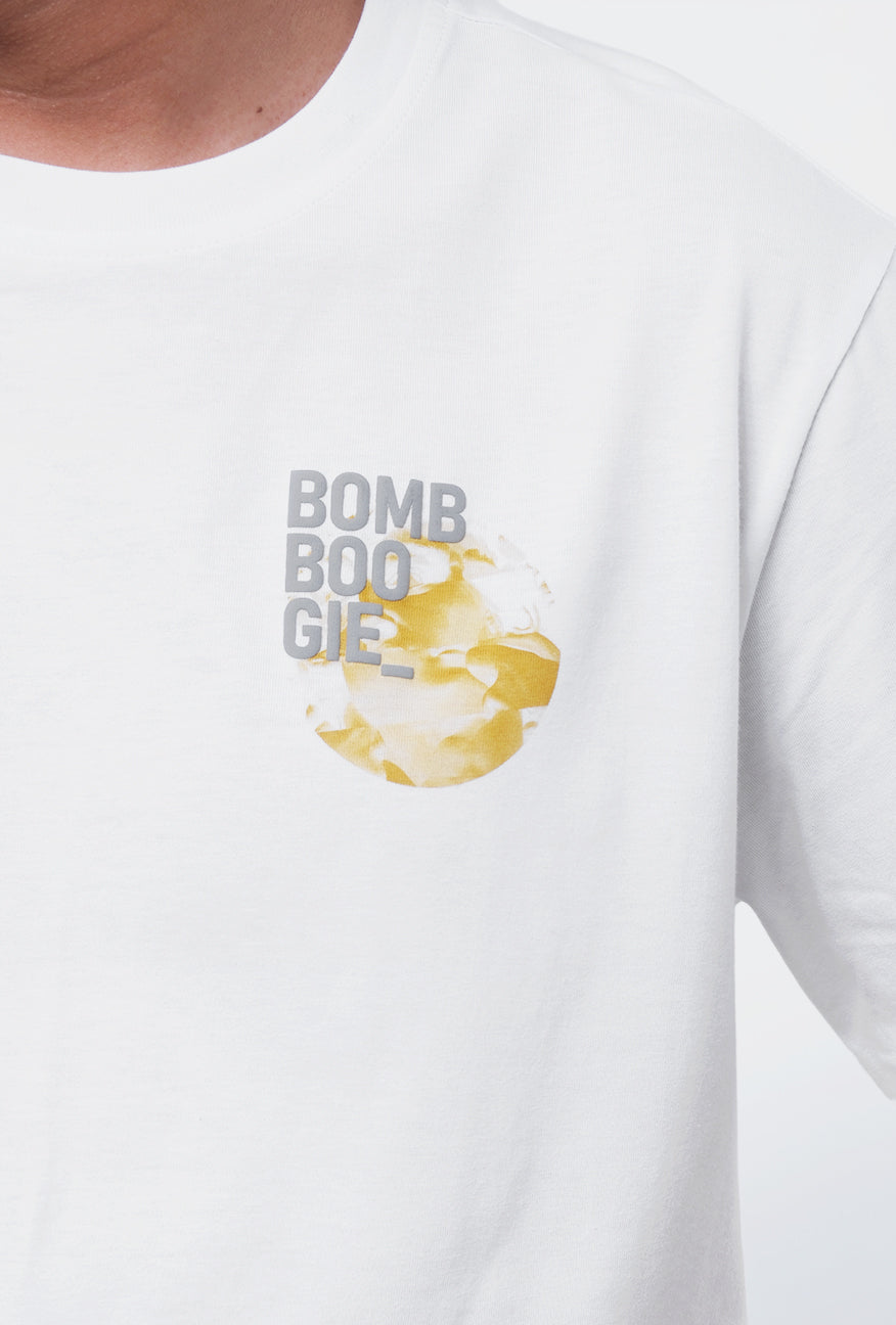 T-Shirt Lengan Pendek Regular Levion Offwhite