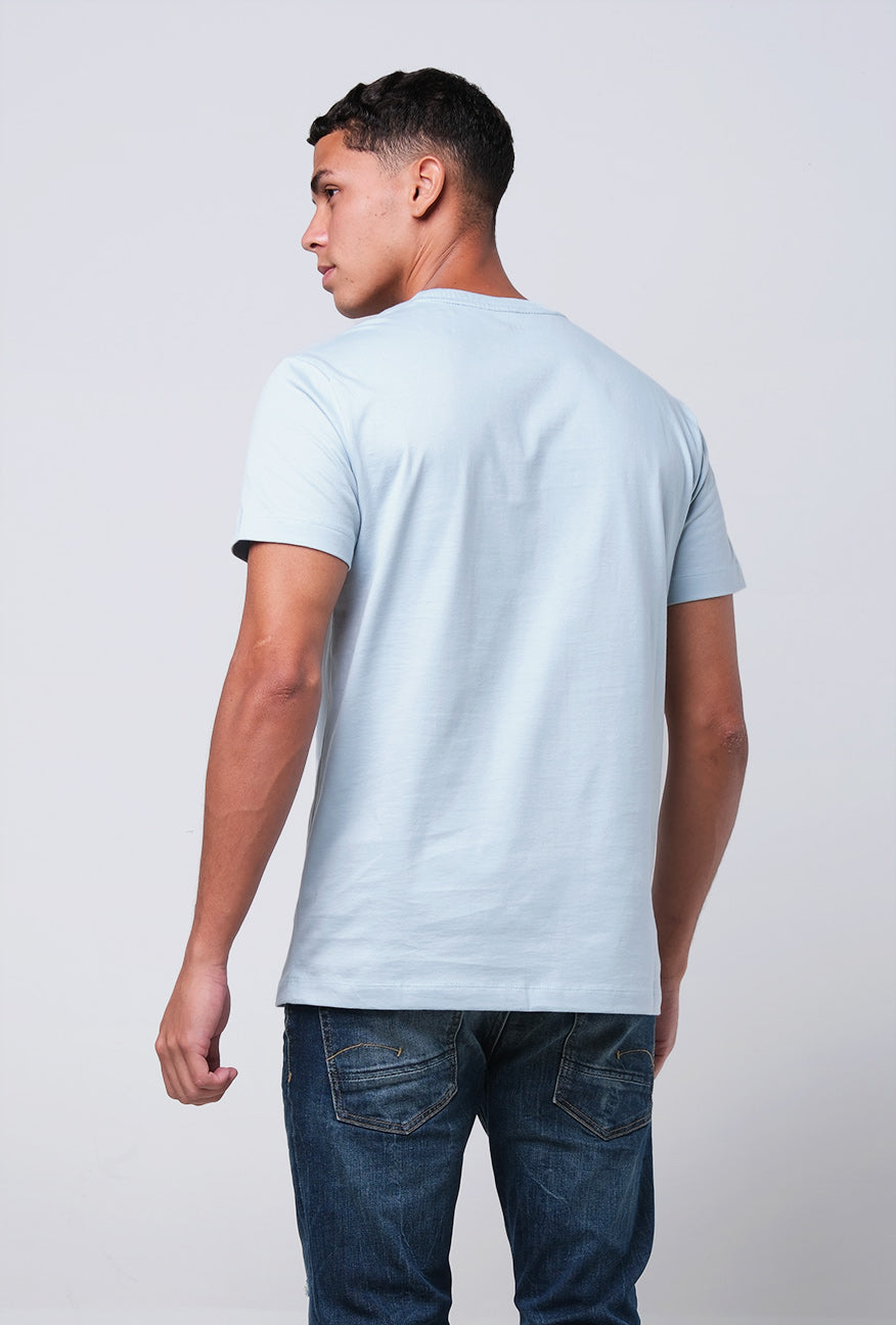 T-Shirt Lengan Pendek Slmift Calsello Baby Blue