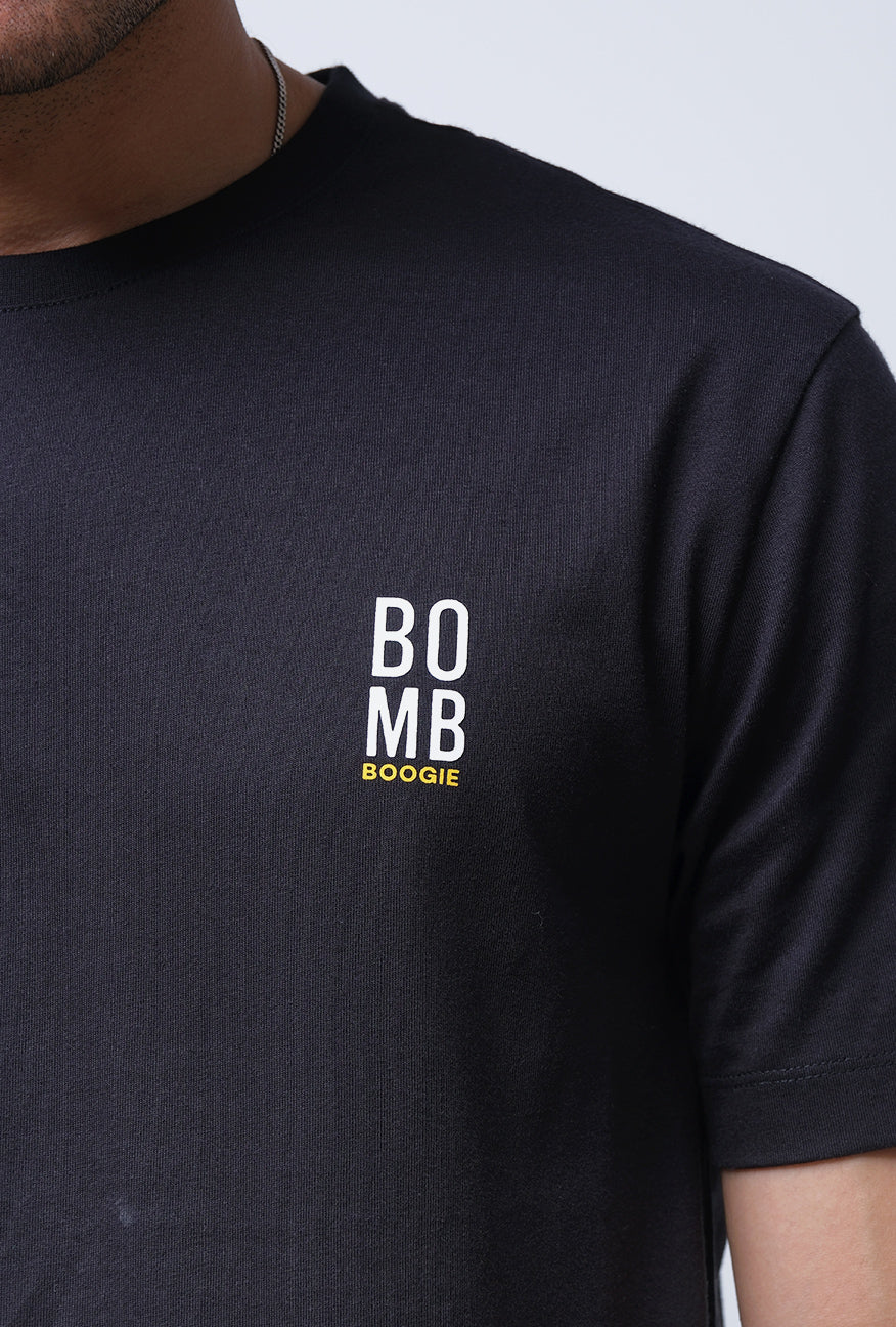 T-Shirt Lengan Pendek Slimfit Drexa Black