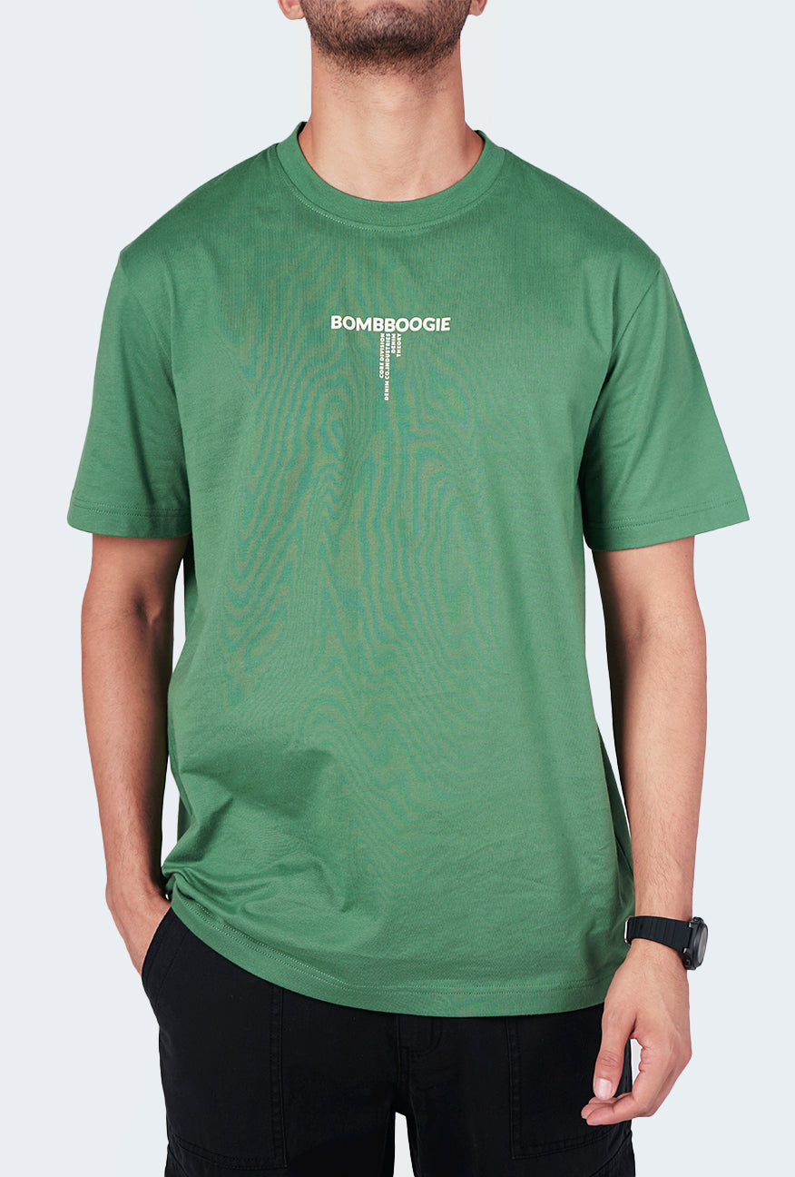 T-Shirt Lengan Pendek Regular Cruzee Green