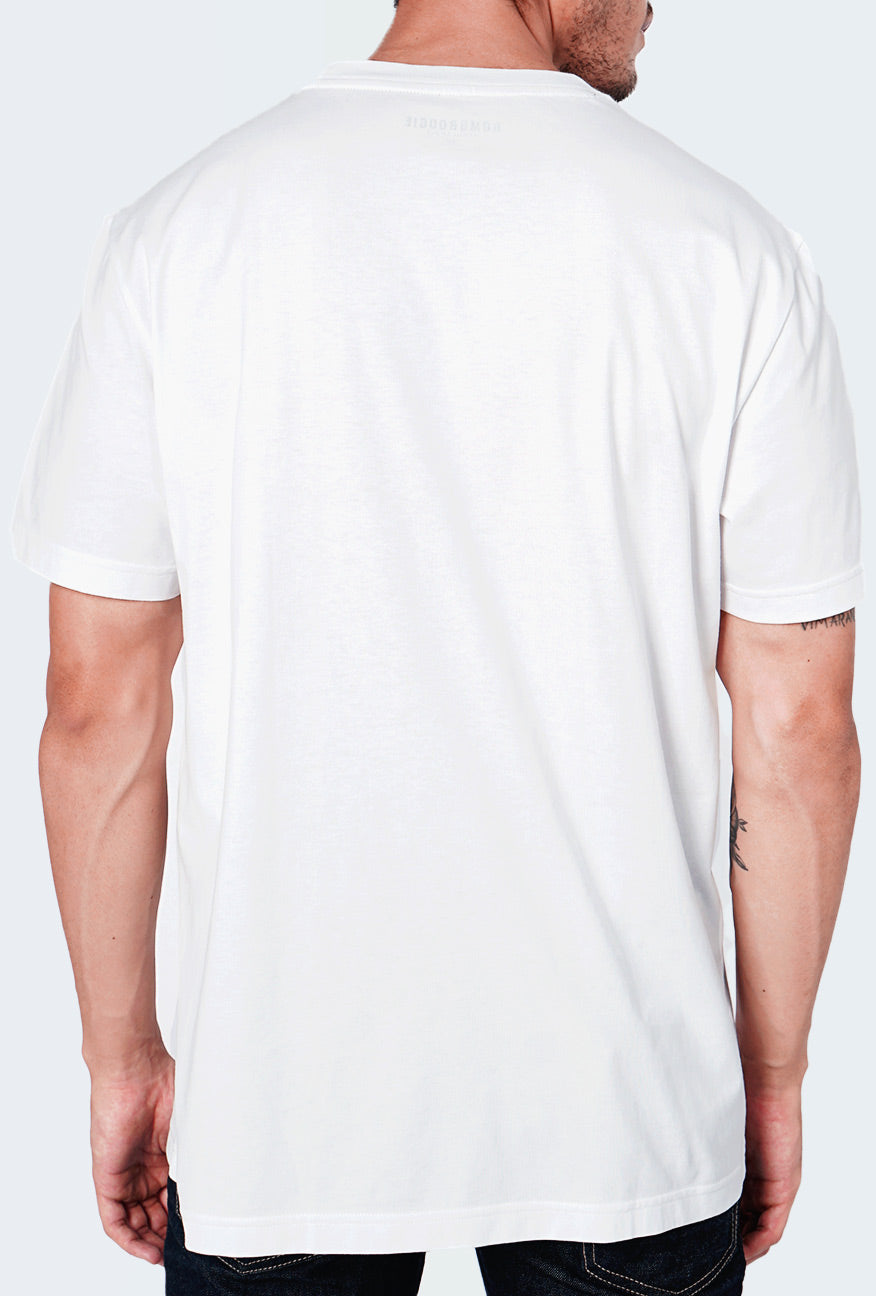 T-Shirt Lengan Pendek Lux Offwhite Regular