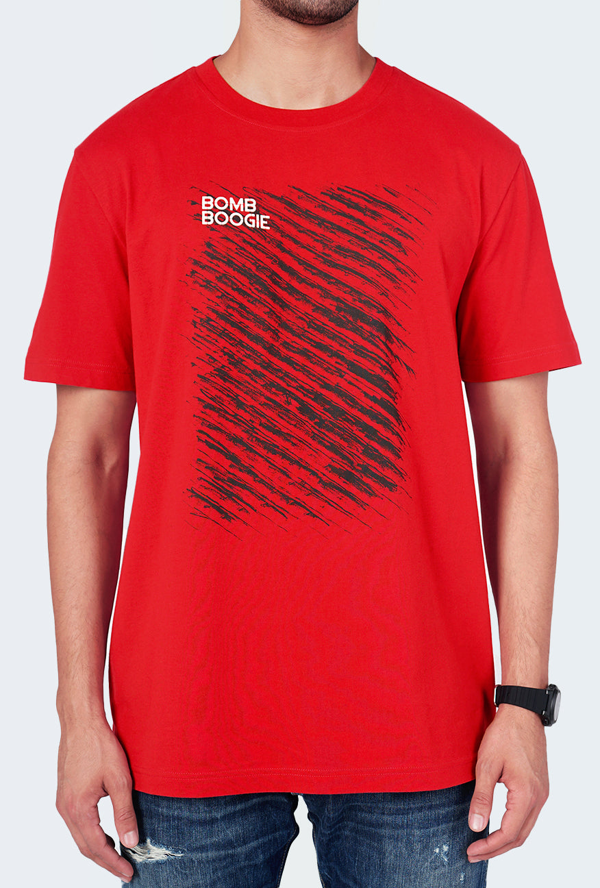 T-Shirt Lengan Pendek Regular Revalo Red