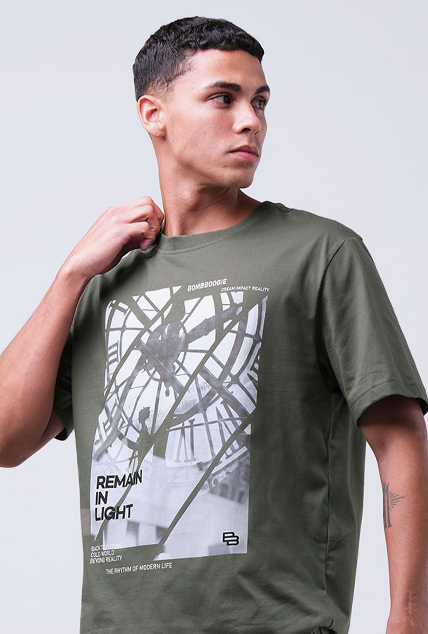 T-Shirt Lengan Pendek Regular Camaro Green 2.0