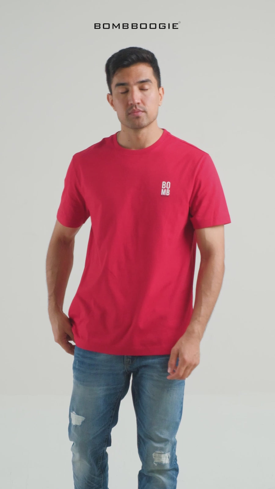 T-Shirt Lengan Pendek Slimfit Drexa Red