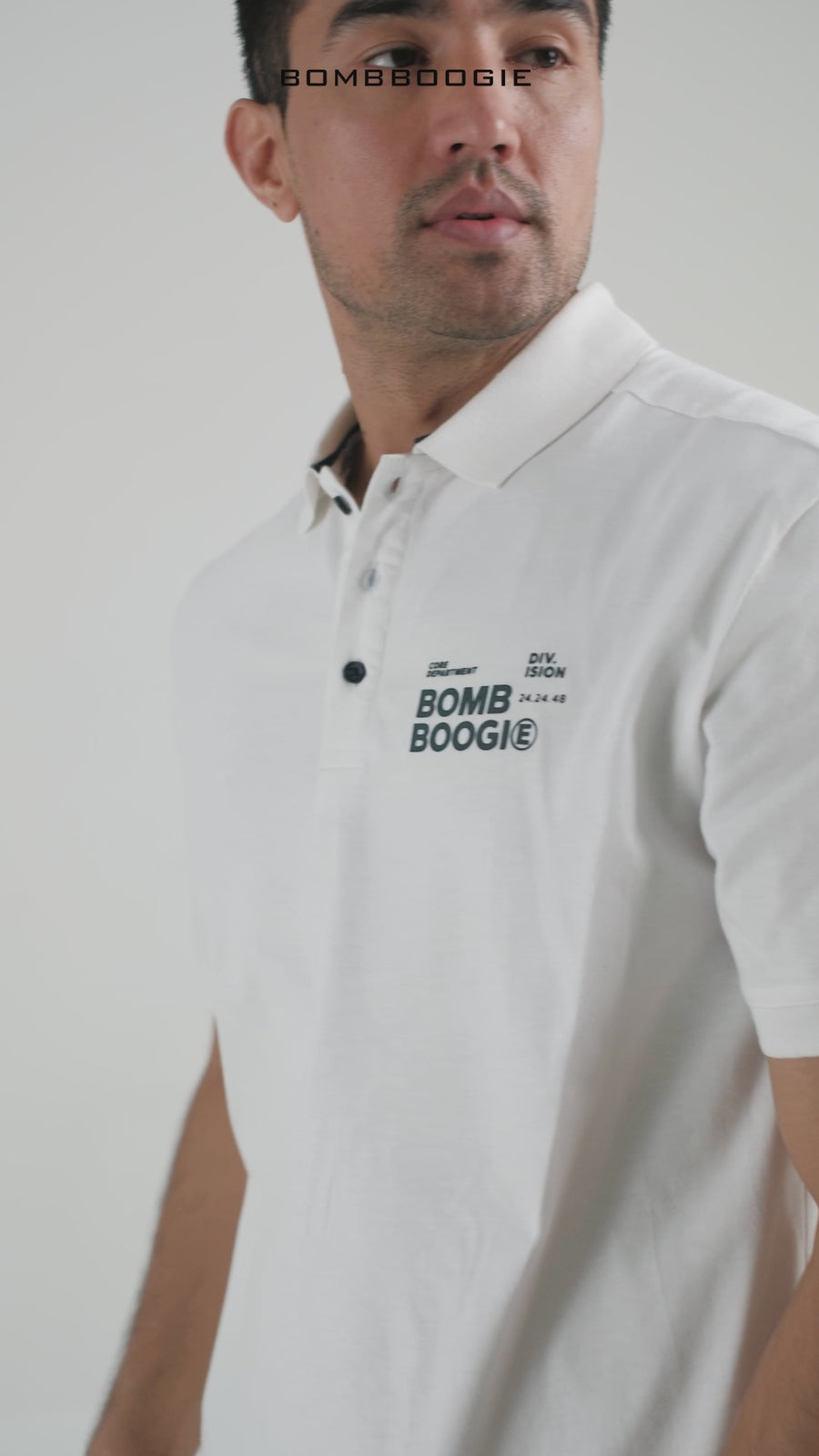 Polo Shirt Herrent Offwhite