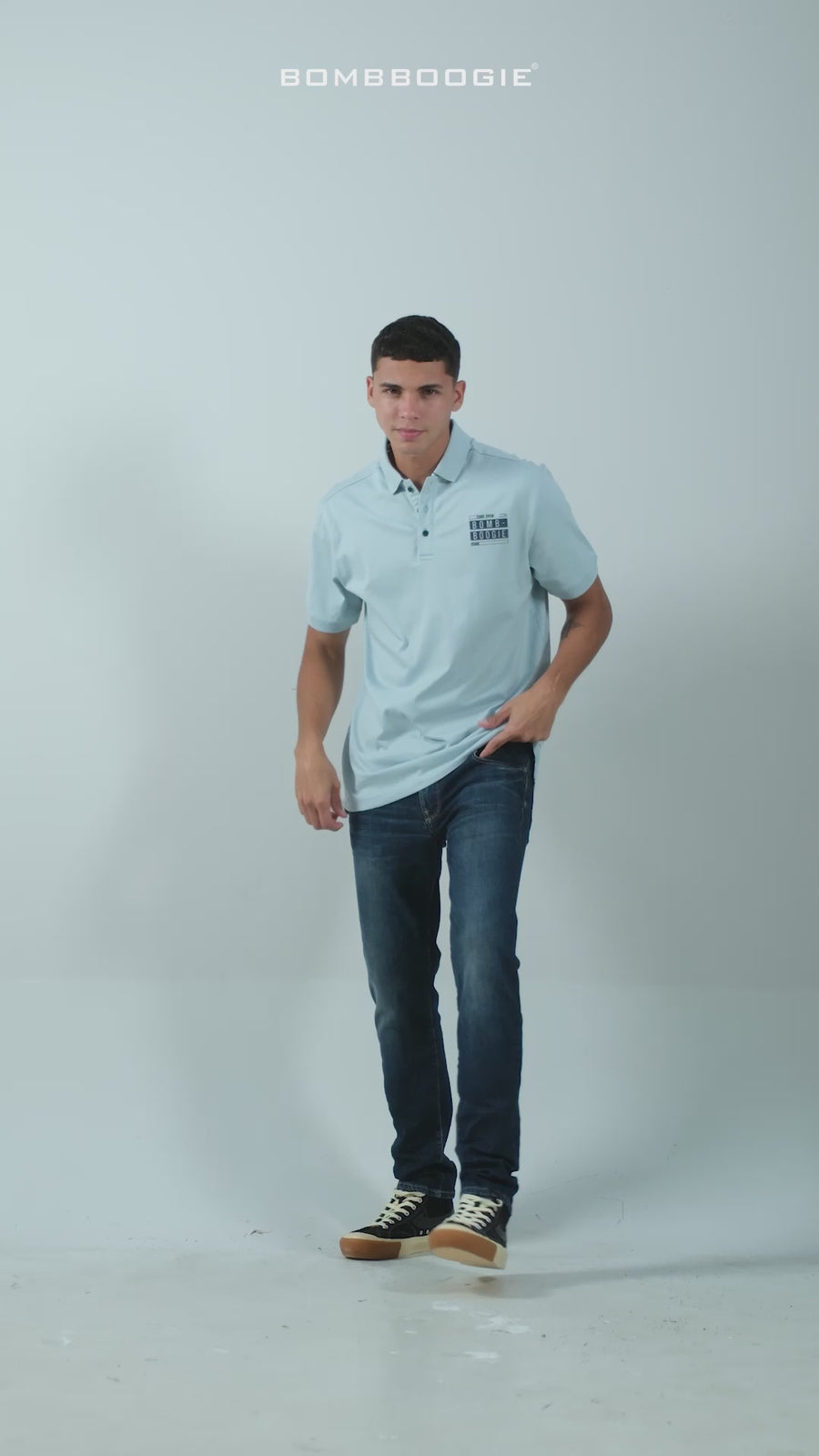 Polo Shirt Flomo Baby Blue