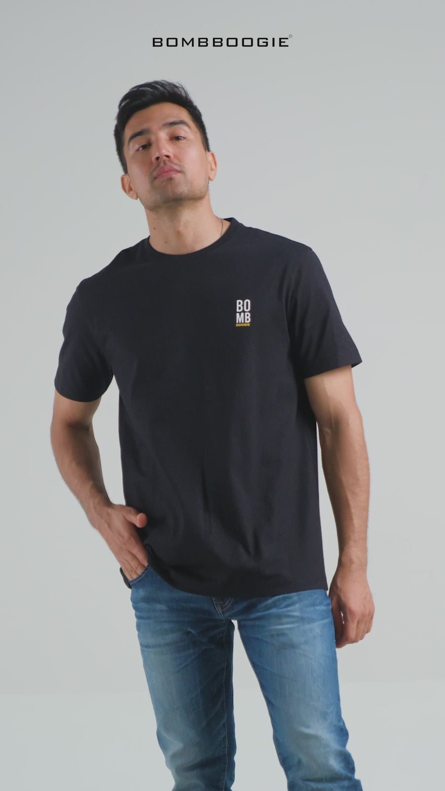 T-Shirt Lengan Pendek Slimfit Drexa Black