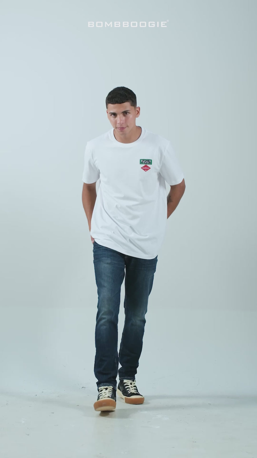 T-Shirt Lengan Pendek Slmifit Renzo Offwhite