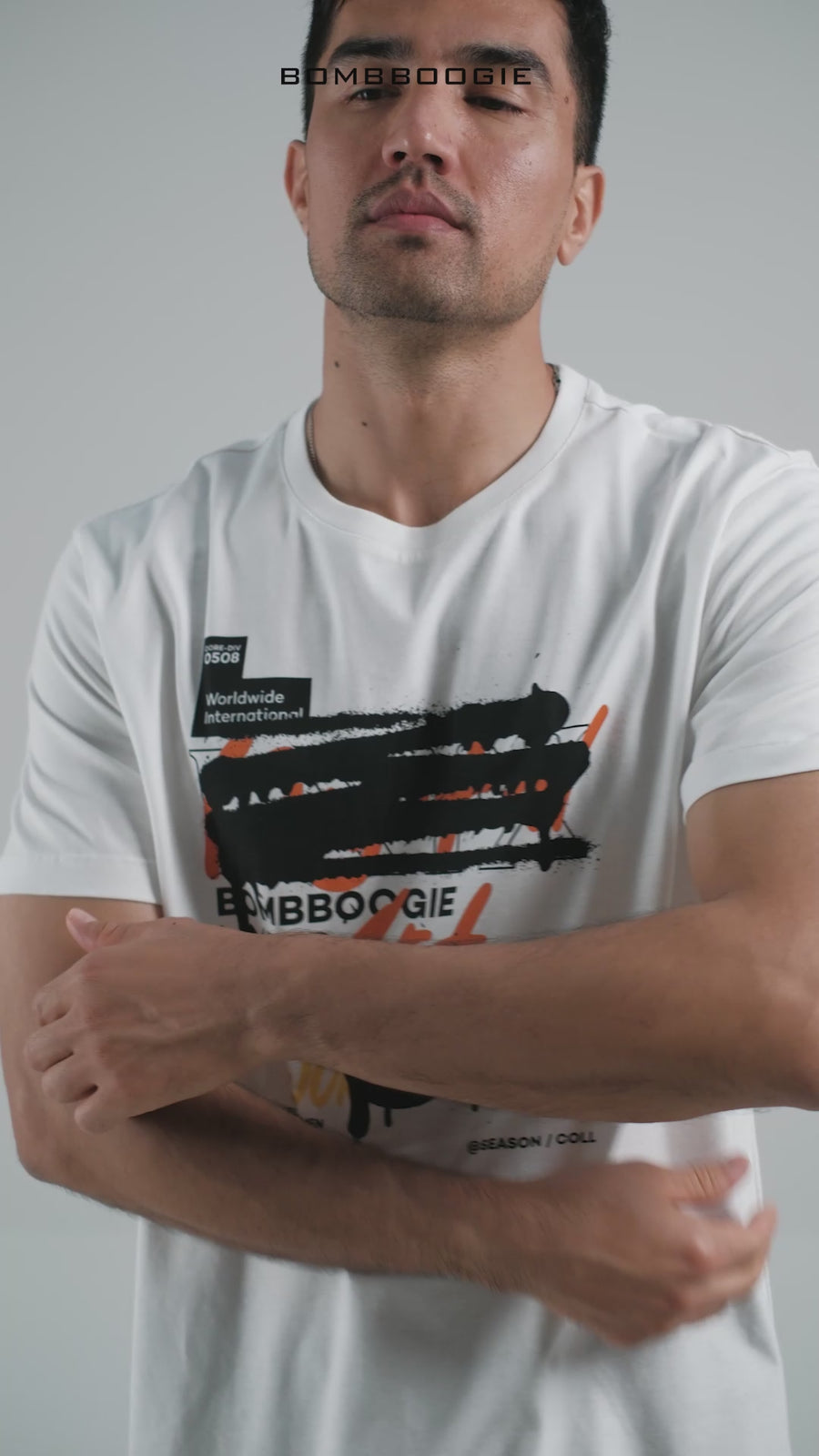T-Shirt Lengan Pendek Slimfit Dave Offwhite