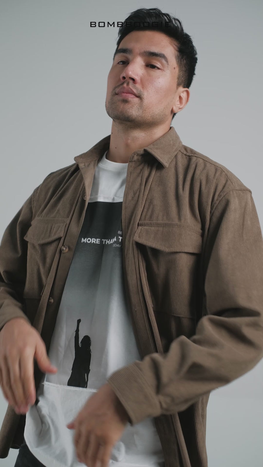 Outer Lengan Panjang Cox Brown