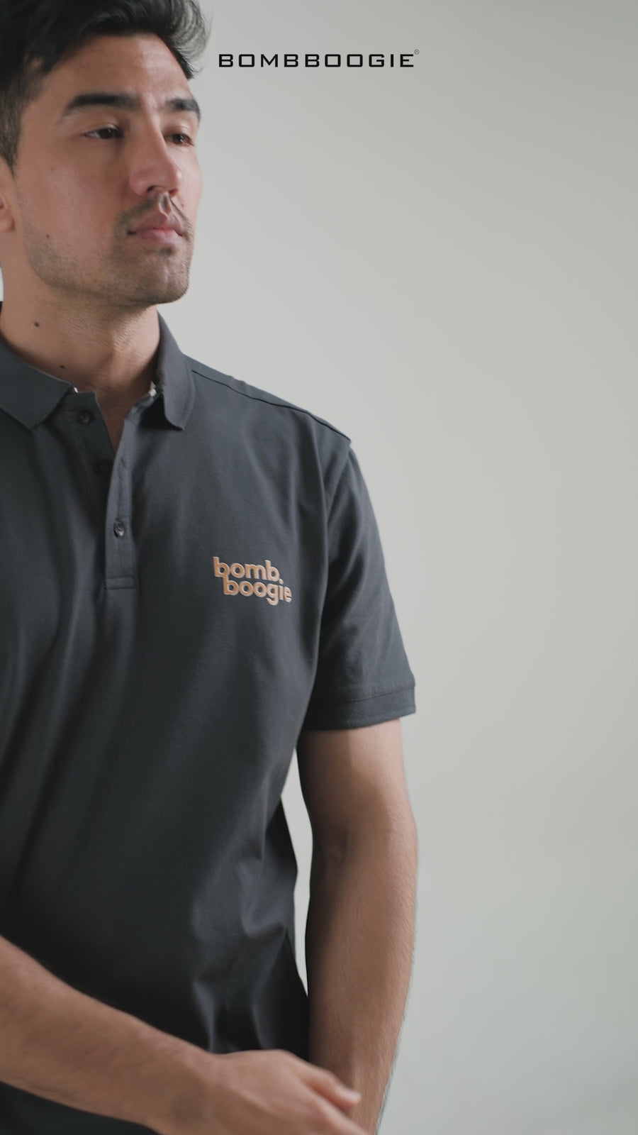 Polo Shirt Vrimal Dark Grey