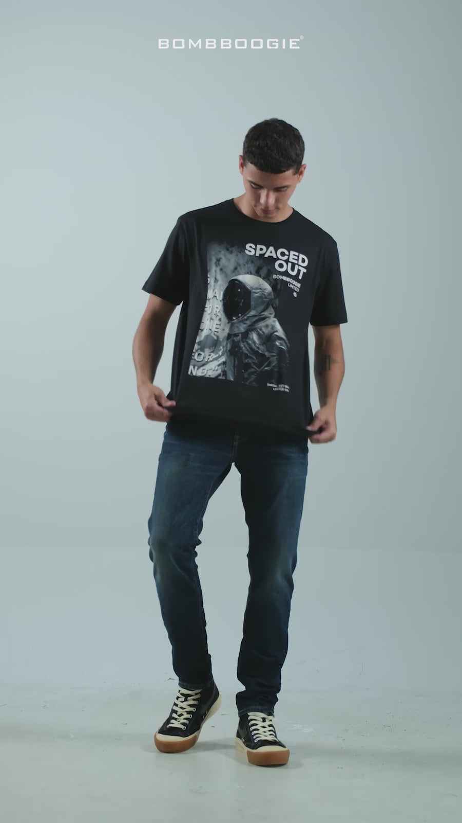 T-Shirt Lengan Pendek Slimfit Northern Black