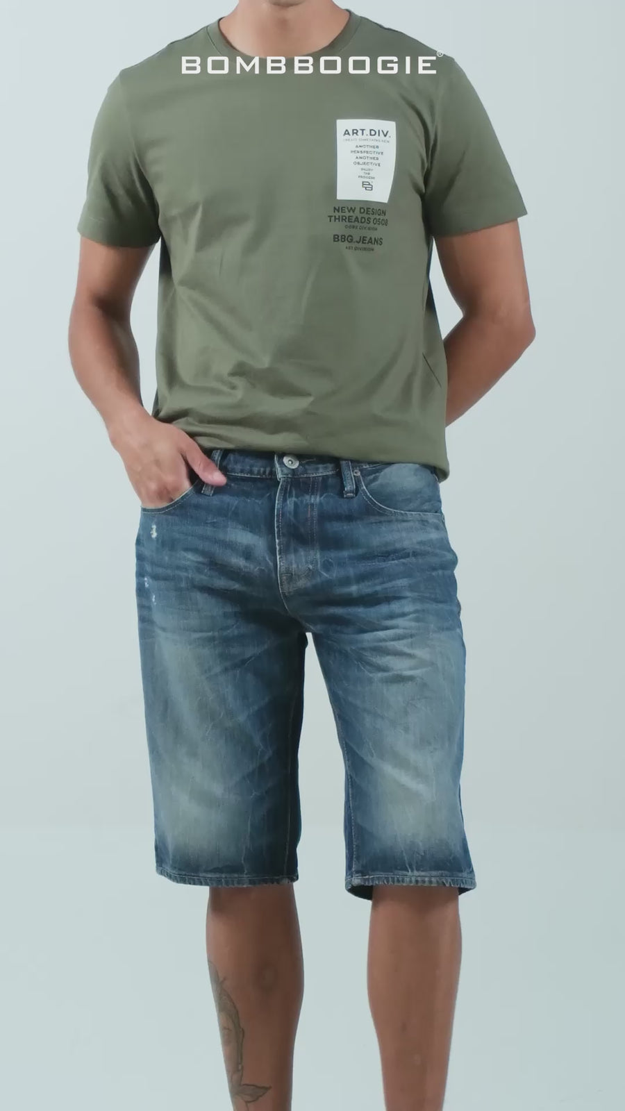 Celana Pendek Short K01 Series Medium Blue