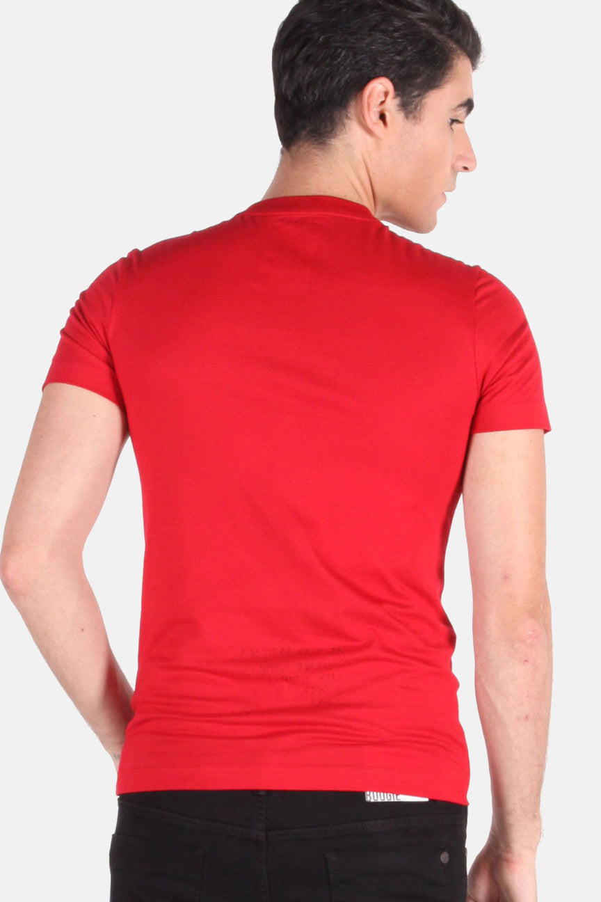 T-Shirt Lengan Pendek Rock Emotion Red