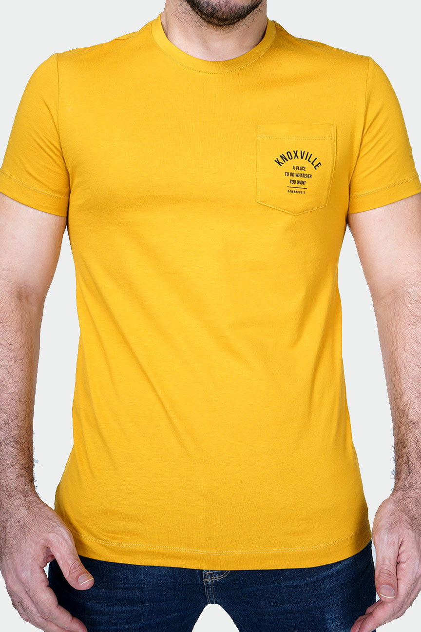 T-Shirt Lengan Pendek Knoxville Dark Yellow