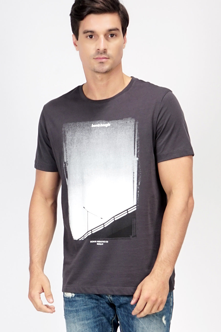 T-Shirt Lengan Pendek Skymo Grey