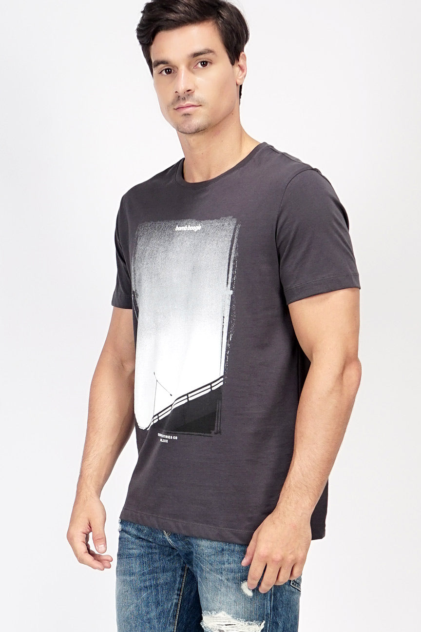 T-Shirt Lengan Pendek Skymo Grey