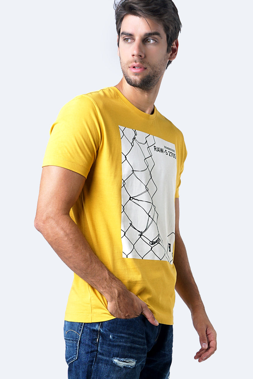 T-Shirt Lengan Pendek Novsight Dark Yellow