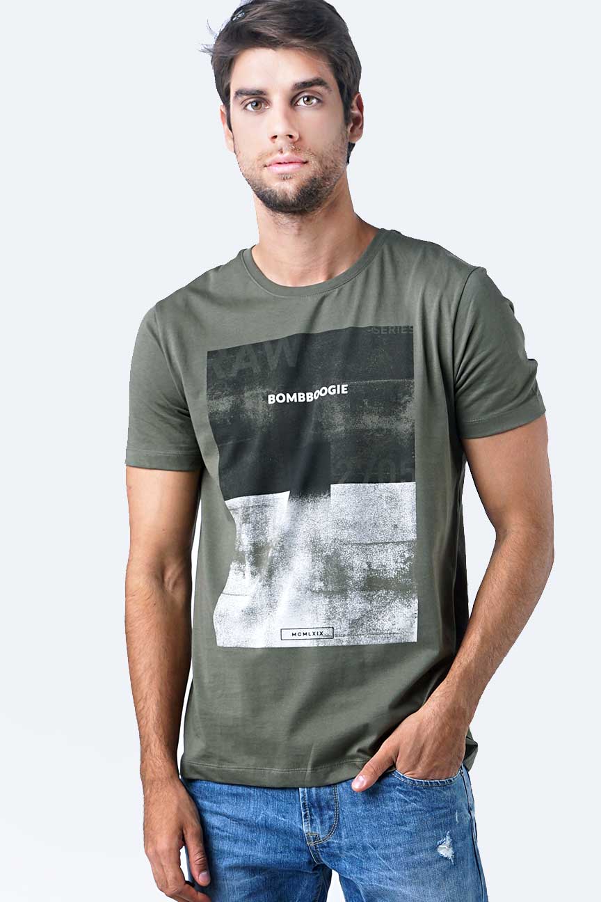 T-Shirt Lengan Pendek Trevort Olive