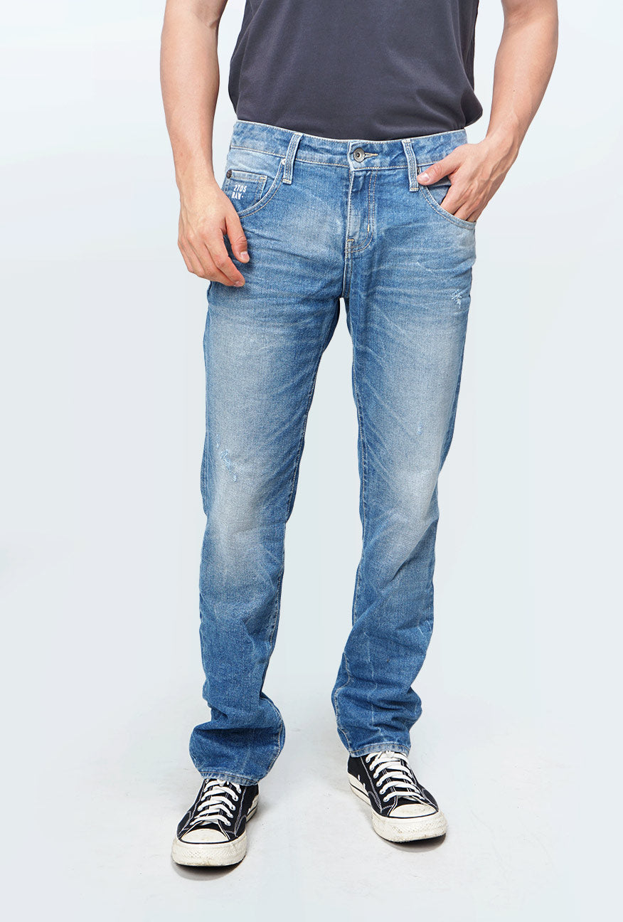 Jeans Slimfit H5 Series With Handmade Light Blue