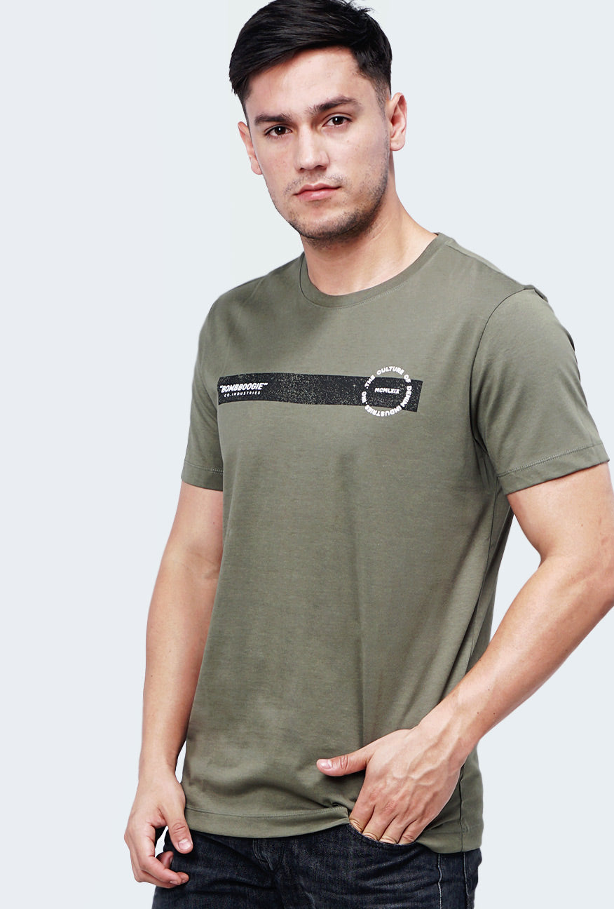T-Shirt Lengan Pendek Sterino Army