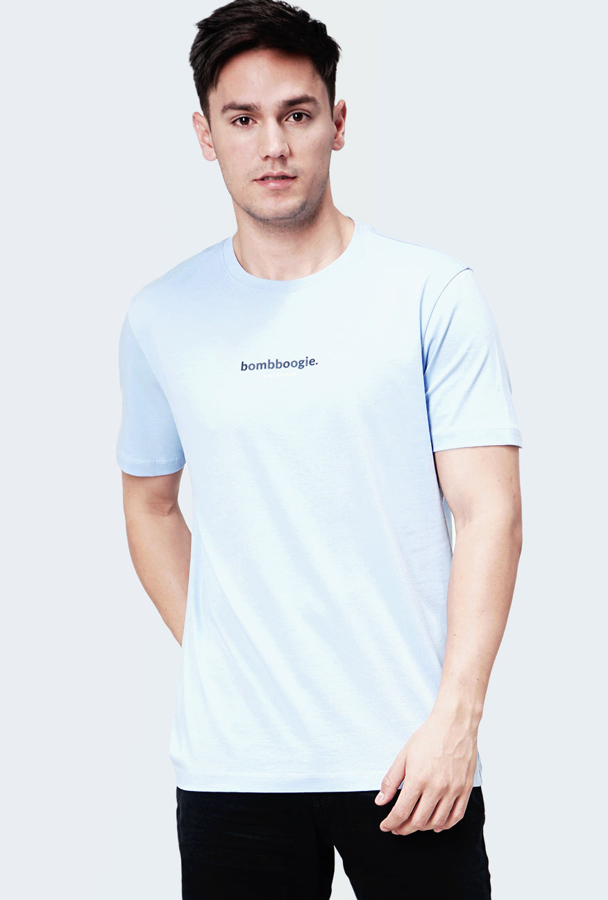 T-Shirt Lengan Pendek Rifflet Light Blue