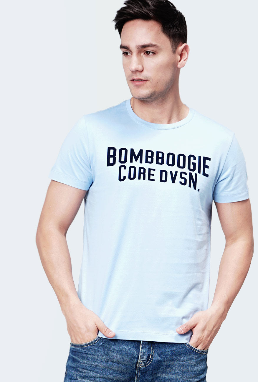 T-Shirt Lengan Pendek Silveira Medium Blue