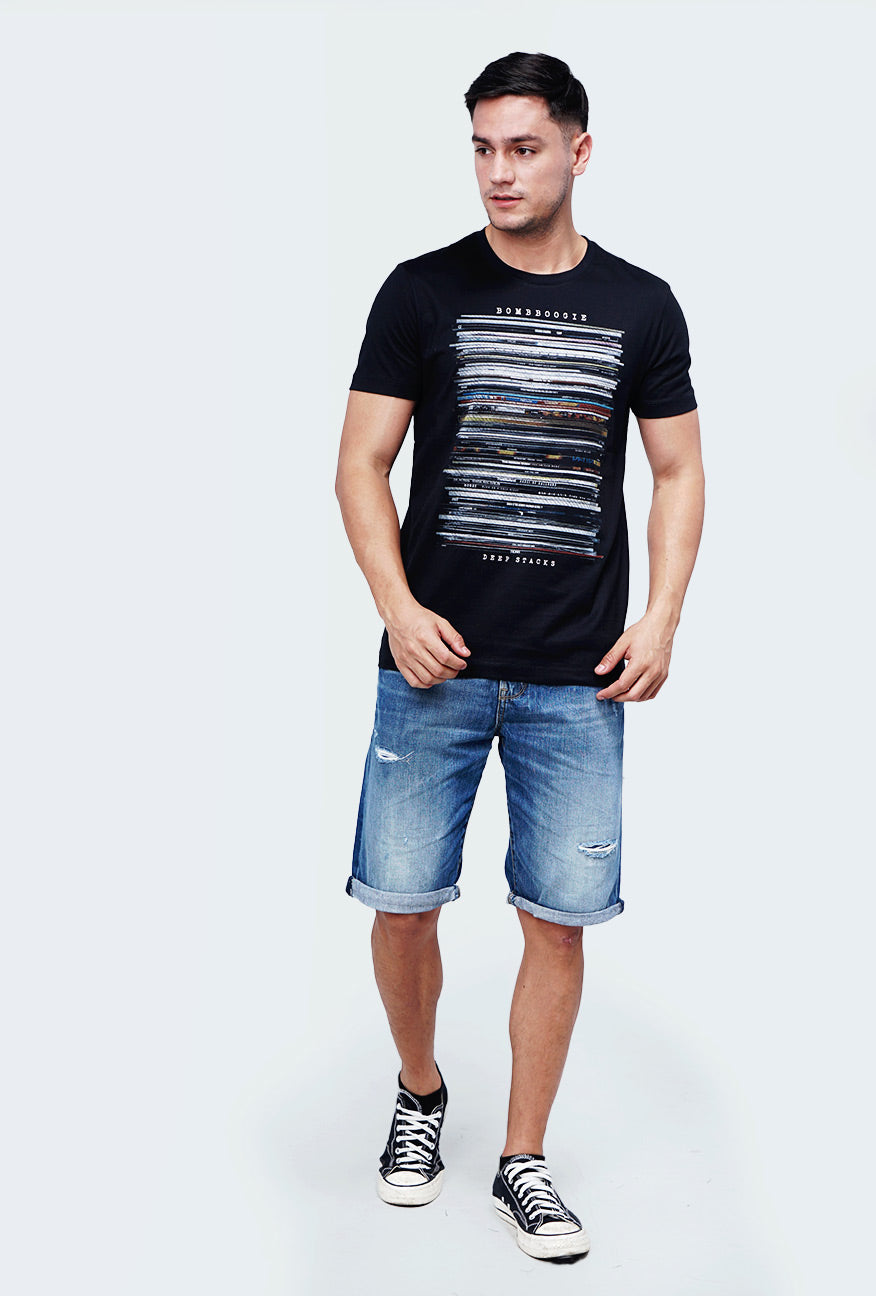 T-Shirt Lengan Pendek Hetfield Black