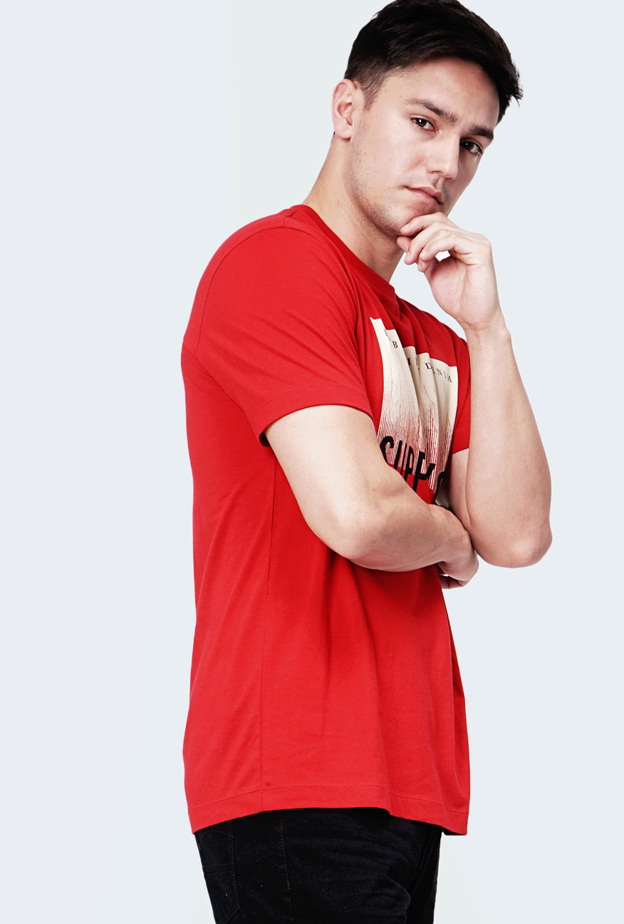 T-Shirt Lengan Pendek Maiken Red