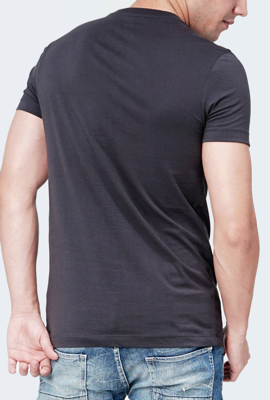 T-Shirt Lengan Pendek Streno Dark Grey