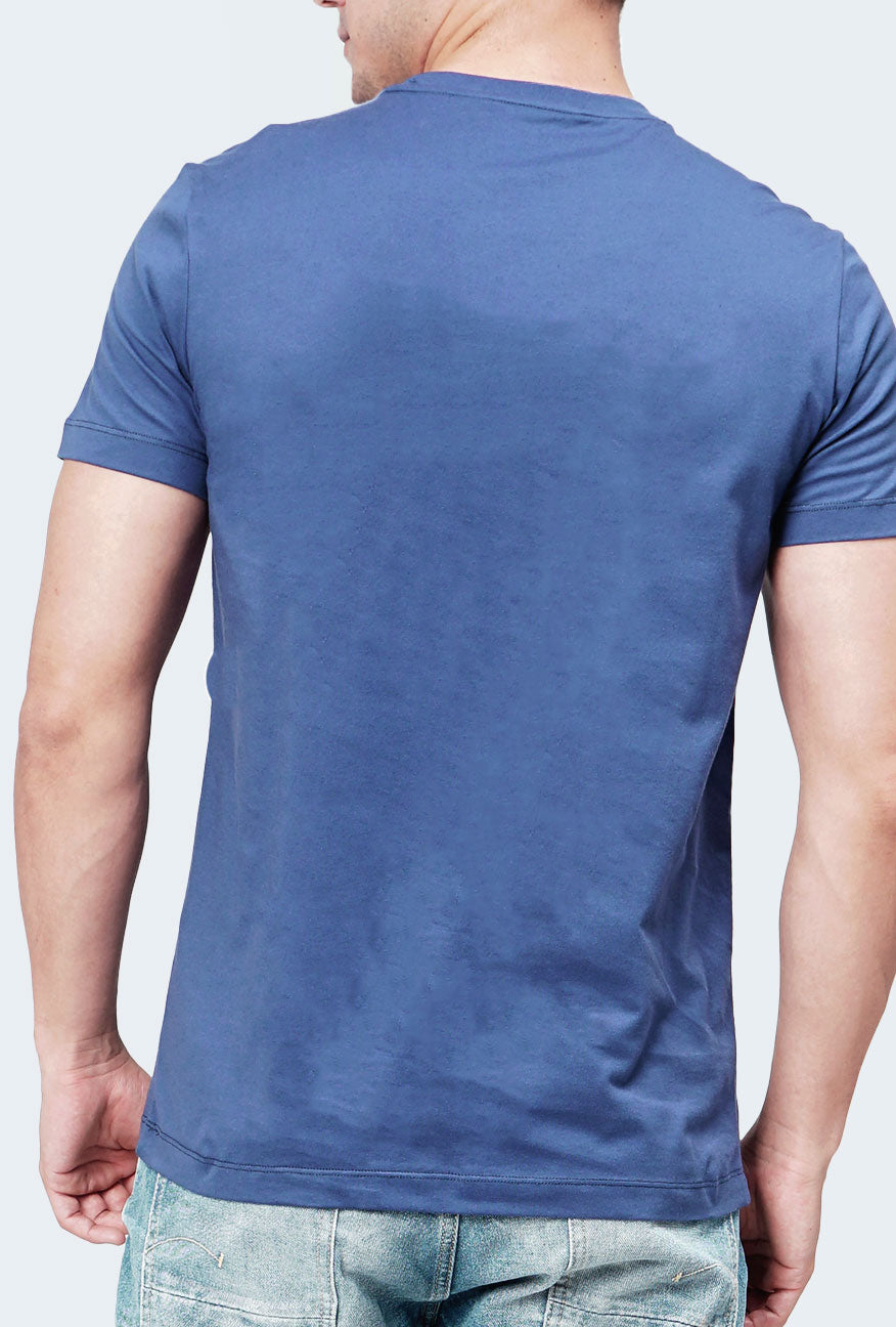 T-Shirt Lengan Pendek Flanker Blue