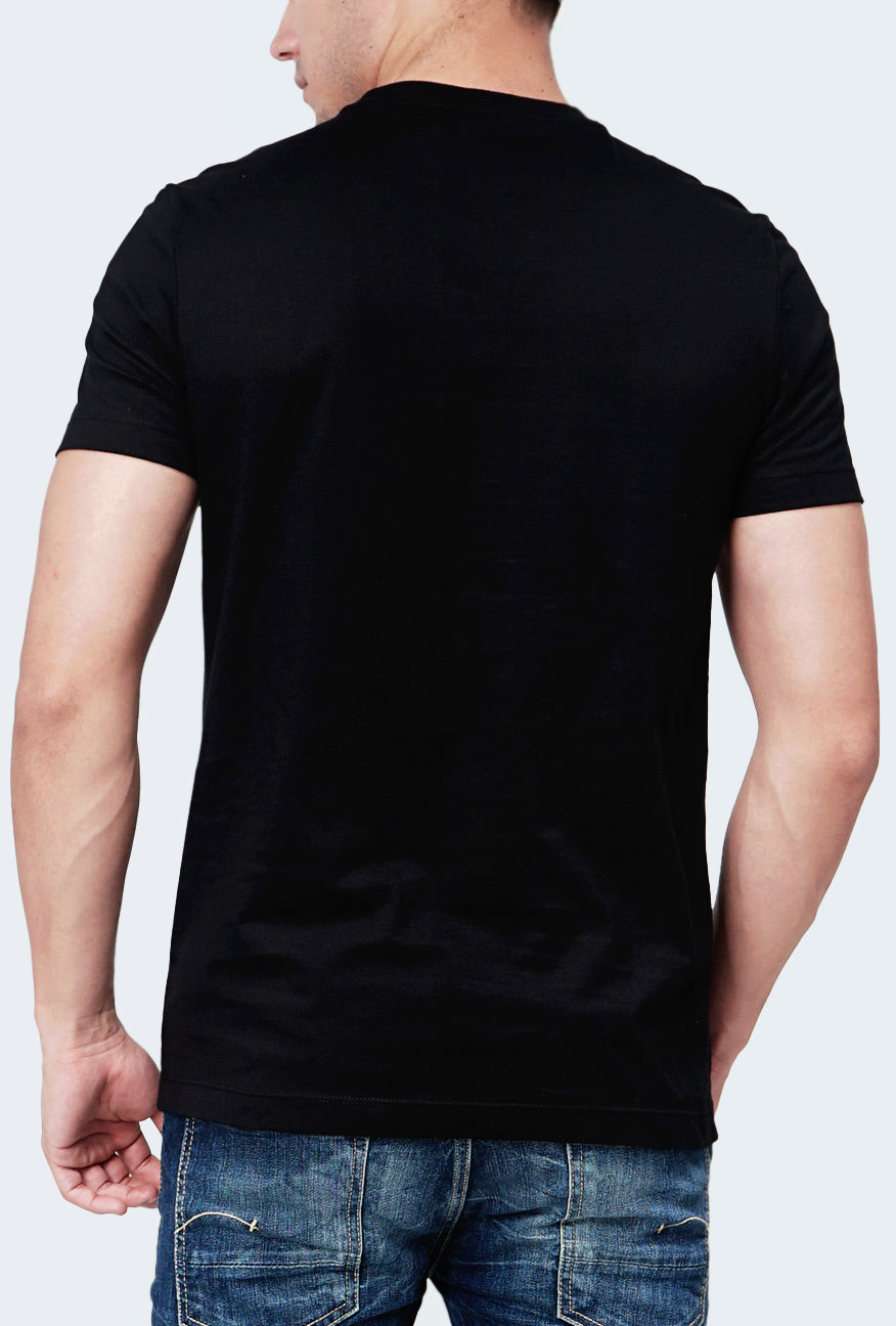 T-Shirt Lengan Pendek Voxel Black