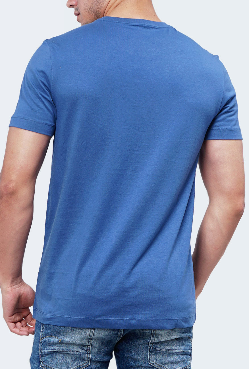 T-Shirt Lengan Pendek Velder Blue