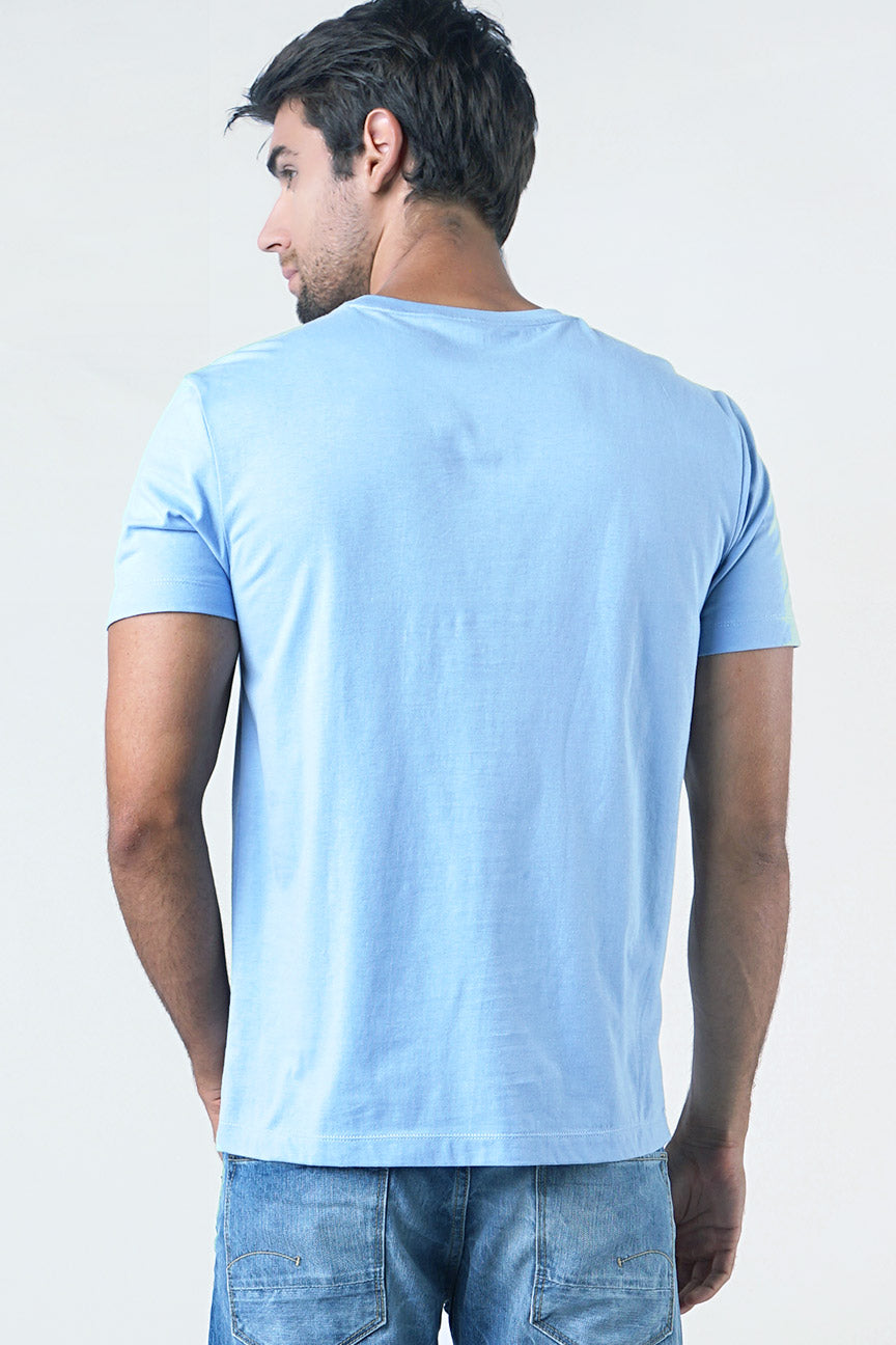 T-Shirt Lengan Pendek Gardner Light Blue