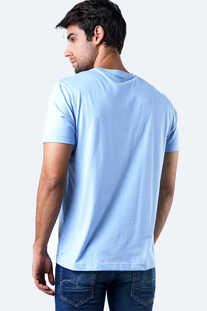 T-Shirt Lengan Pendek Glummer Light Blue