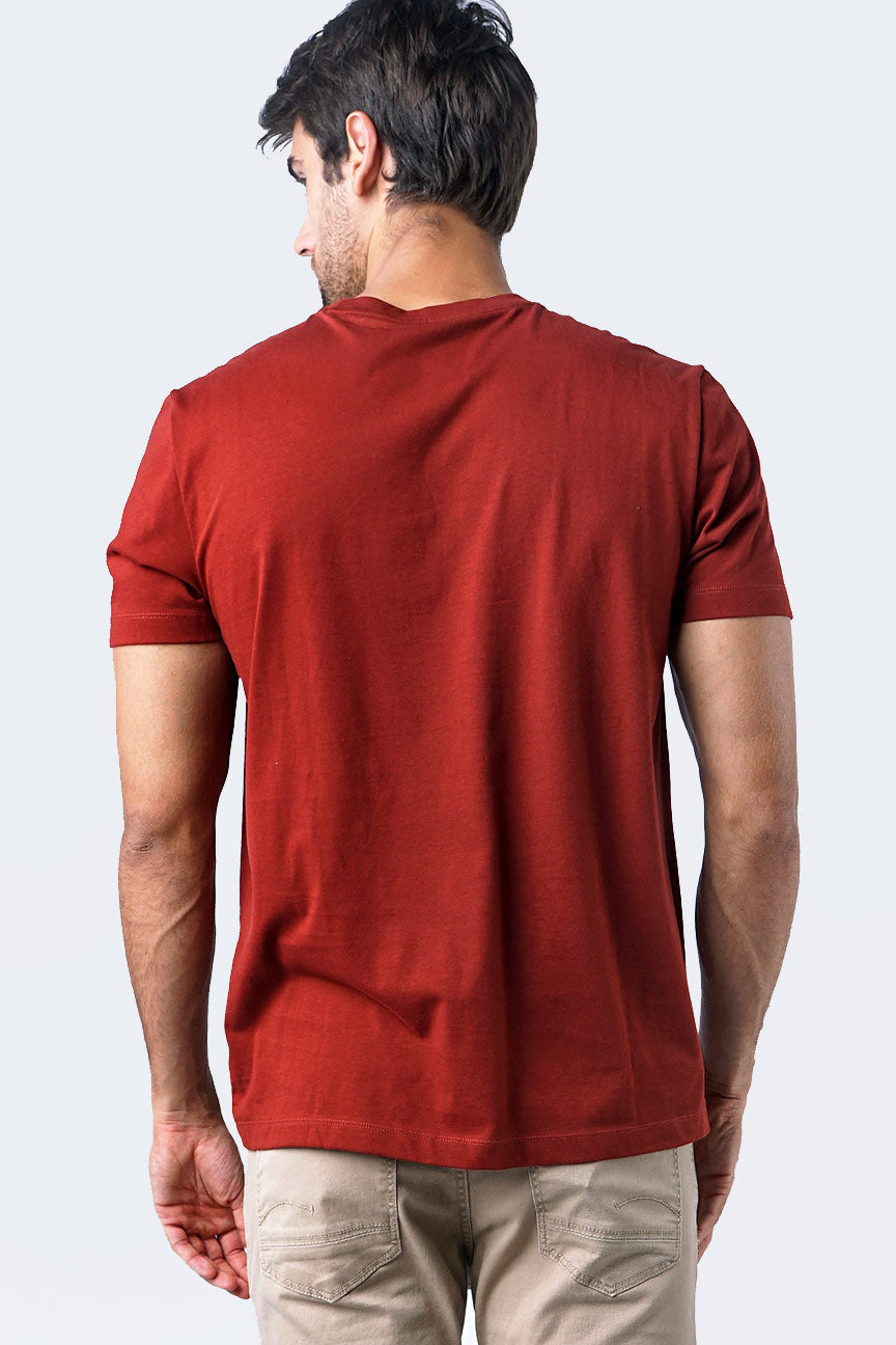 T-Shirt Lengan Pendek Heimic 2.0 Dark Orange