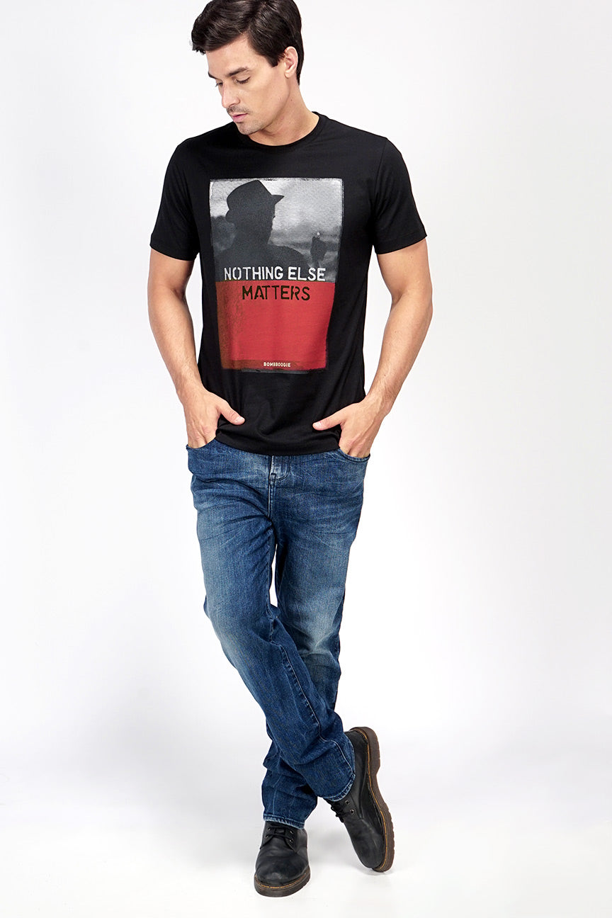 T-Shirt Lengan Pendek Scepter Black