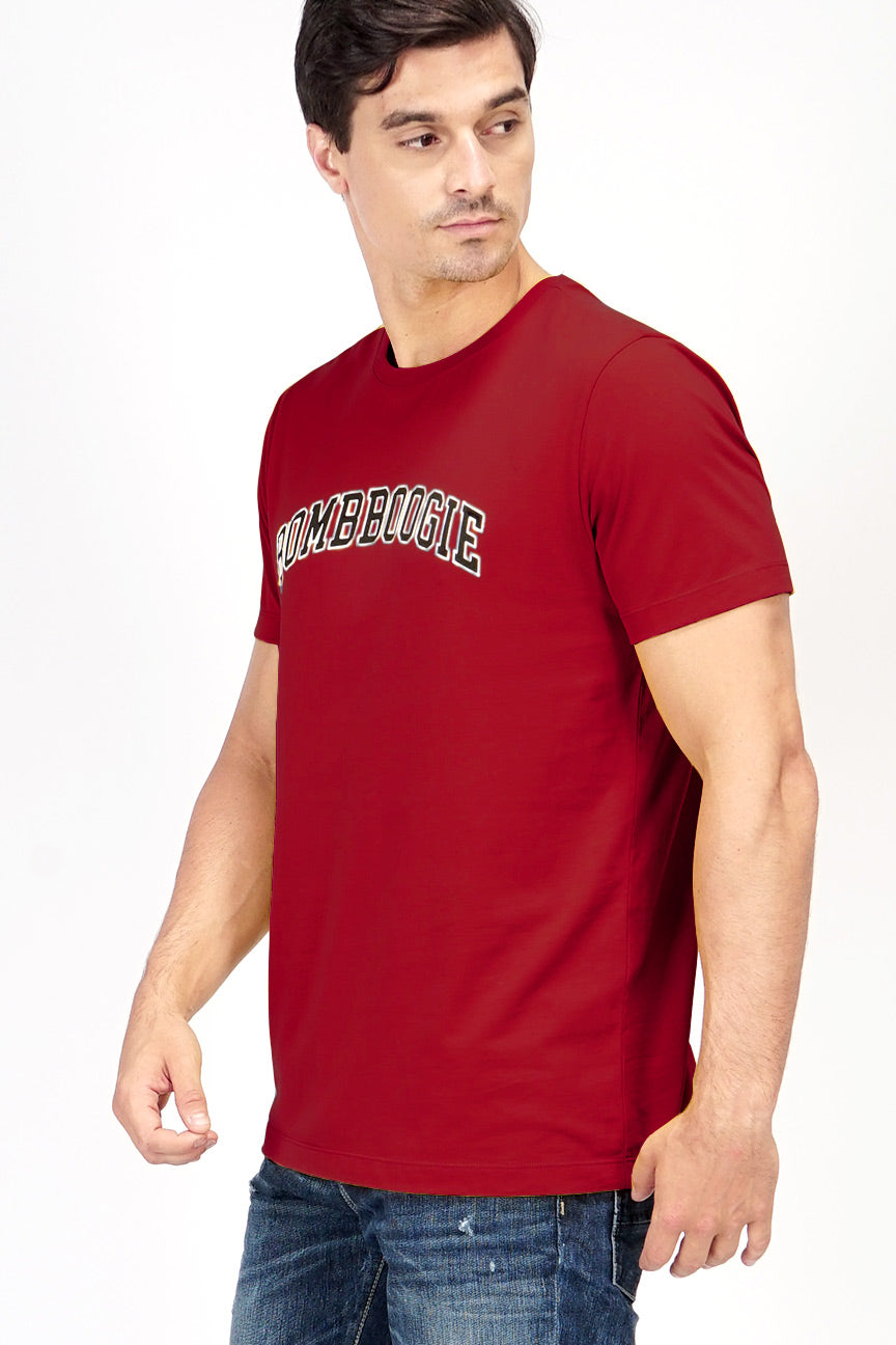 T-Shirt Lengan Pendek Seville Dark Red