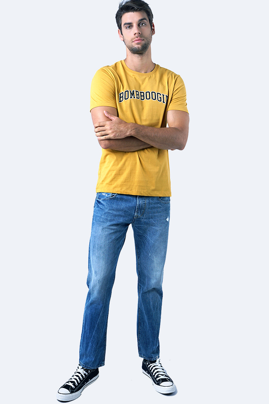 T-Shirt Lengan Pendek Seville Dark Yellow