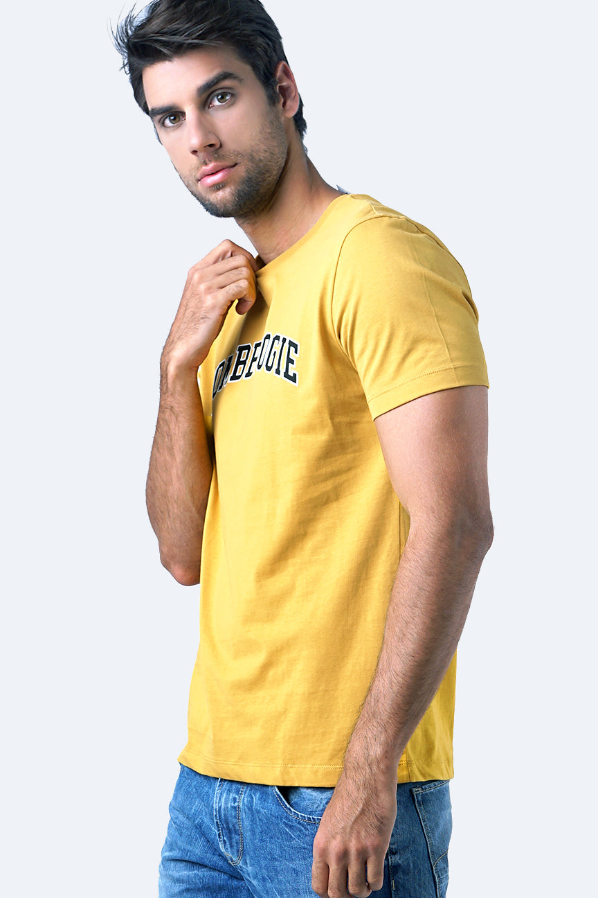 T-Shirt Lengan Pendek Seville Dark Yellow