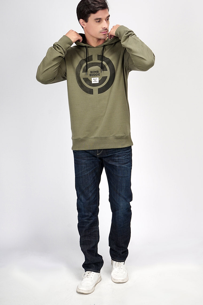 Sweater Hoodie Sweat Grussion Olive