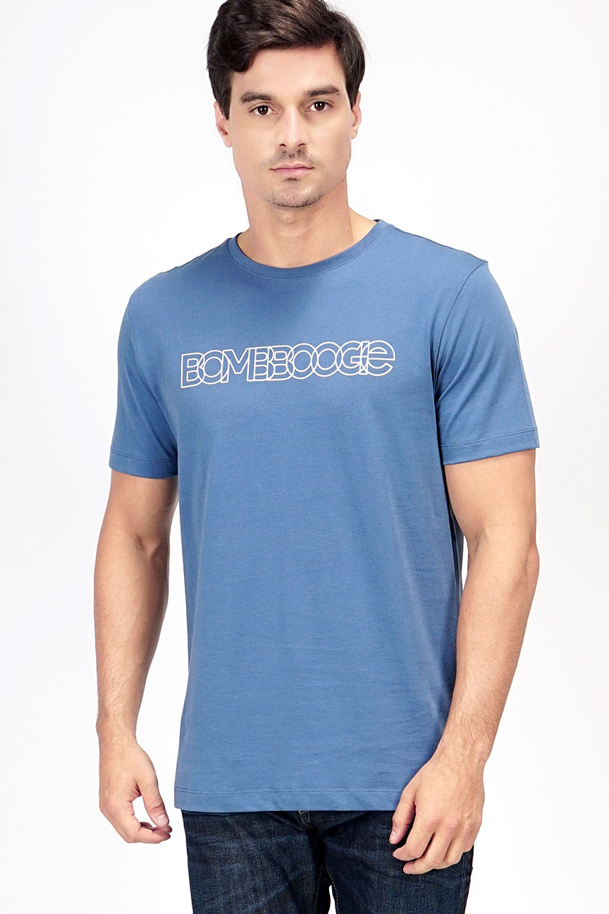 T-Shirt Lengan Pendek Snyder Blue