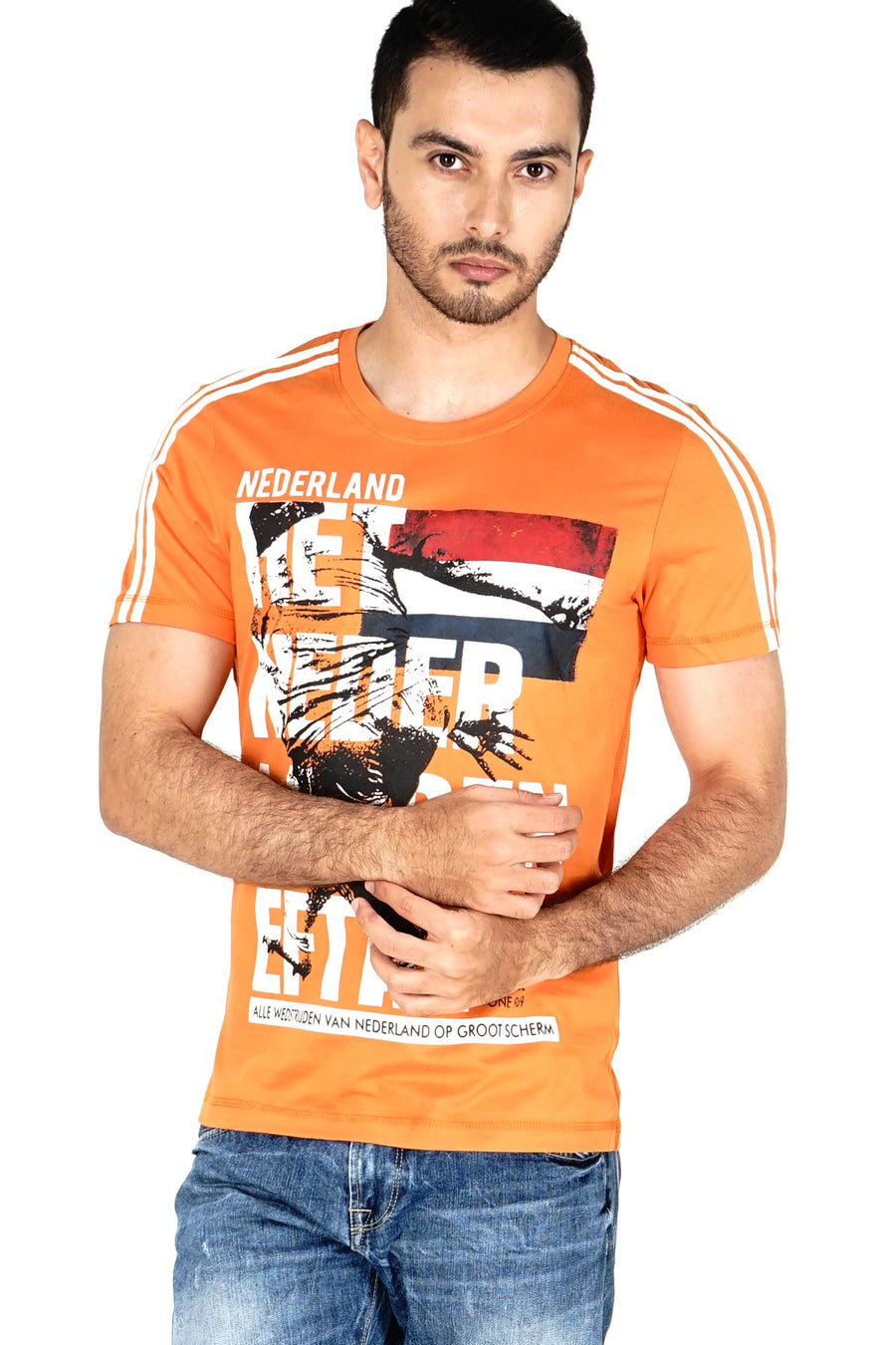 T-Shirt Lengan Pendek Holland Orange