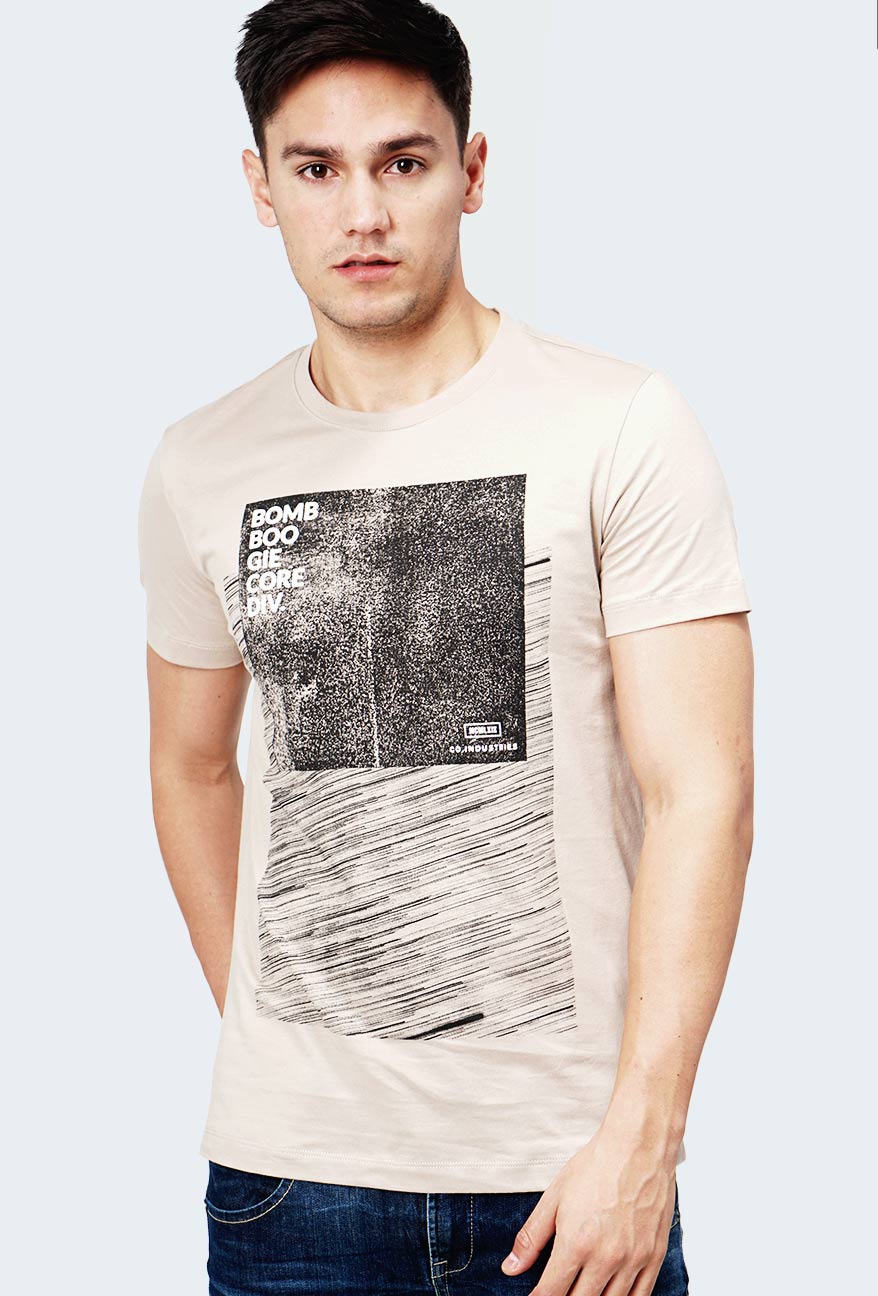 T-Shirt Lengan Pendek Haskov Khaki